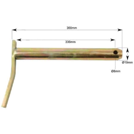 Aftermarket Drawbar Pin Fits Massey Ferguson 135 165 178 175 35 Tractor 883887M91